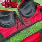 💜 ست شورت و سوتین پلانژ جک‌دار از مخمل و تور برند: My Venus |  ترکیه - Image 11