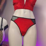 💜 ست شورت و سوتین پلانژ جک‌دار از مخمل و تور برند: My Venus |  ترکیه - Image 5