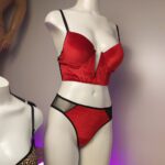 💜 ست شورت و سوتین پلانژ جک‌دار از مخمل و تور برند: My Venus |  ترکیه - Image 10