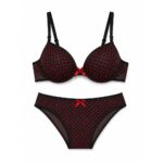 👙 ست شورت و سوتین اسفنجی بدون جک برند میوره  | کاپ B | محصول ترکیه