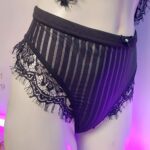 👙 سوتین فنردار فانتزی مشکی با تور مژه طراحی خاص برند merrysee  ترکیه - Image 7