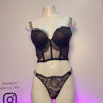 ست بوستیر نگین‌دار ویکتوریا سیکرت | سایز 60 تا 85 | کاپ B - Image 11