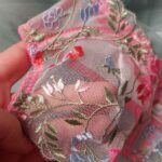 👙 ست شورت و سوتین توری طرح شکوفه صورتی | برند Arona ترکیه  | کاپ B - Image 9