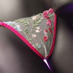 👙 ست شورت و سوتین توری طرح شکوفه صورتی | برند Arona ترکیه  | کاپ B - Image 4