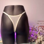👙 ست شورت و سوتین توری شکوفه زرد بهاری | برند Arona ترکیه  | کاپ B - Image 5