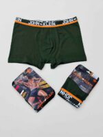 شورت نیم‌پا مردانه جان کلین | شورت نخی ترک باکیفیت ( یک عددی) - Image 6