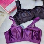 سوتین پرسی ساتن و حریر بدون فنر مینی مایزر moonlight مونلایت 2126