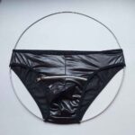 شورت مردانه چرمی زیپ‌دار کد 1879 | چرم مصنوعی براق ضدحساسیت |