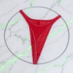 شورت مردانه توری قرمز مدل تانگا | سبک، خاص و جذاب - Image 2