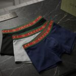 پک سه‌تایی شورت اسلیپ مردانه برند Gucci | سایز لارج - Image 3