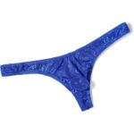 شورت تانگا مردانه توری فانتزی آبی - Image 3