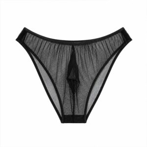 شورت مردانه اسلیپ مدل توری (Lace) - سبک، خنک و جذاب مشکی