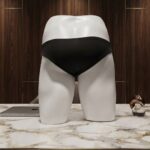 شورت مردانه اسلیپ مدل Pouch - جنس نخی کشی فوق‌العاده مشکی - Image 3